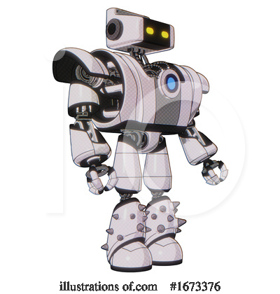 Royalty-Free (RF) Robot Clipart Illustration by Leo Blanchette - Stock Sample #1673376