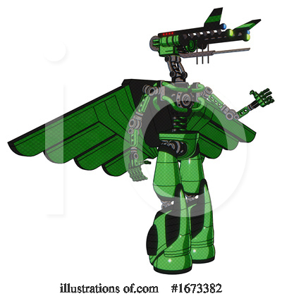 Royalty-Free (RF) Robot Clipart Illustration by Leo Blanchette - Stock Sample #1673382