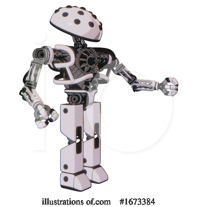 Royalty-Free (RF) Robot Clipart Illustration by Leo Blanchette - Stock Sample #1673384