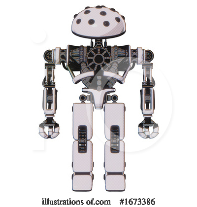 Royalty-Free (RF) Robot Clipart Illustration by Leo Blanchette - Stock Sample #1673386