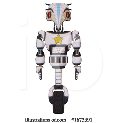Royalty-Free (RF) Robot Clipart Illustration by Leo Blanchette - Stock Sample #1673391
