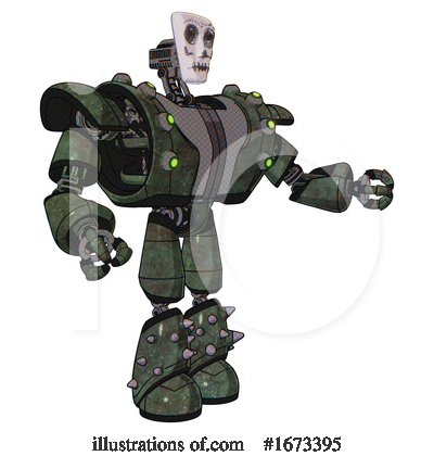 Royalty-Free (RF) Robot Clipart Illustration by Leo Blanchette - Stock Sample #1673395
