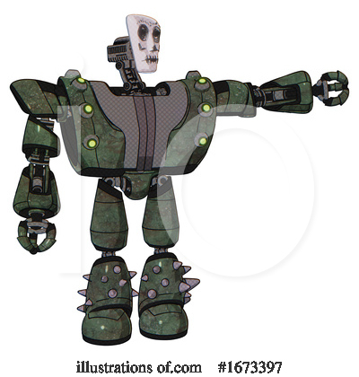 Royalty-Free (RF) Robot Clipart Illustration by Leo Blanchette - Stock Sample #1673397