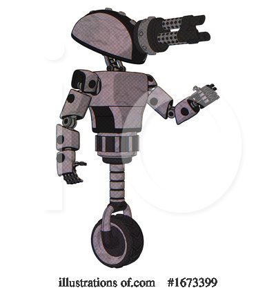 Royalty-Free (RF) Robot Clipart Illustration by Leo Blanchette - Stock Sample #1673399
