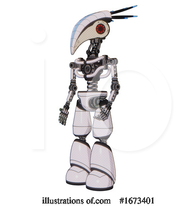 Royalty-Free (RF) Robot Clipart Illustration by Leo Blanchette - Stock Sample #1673401