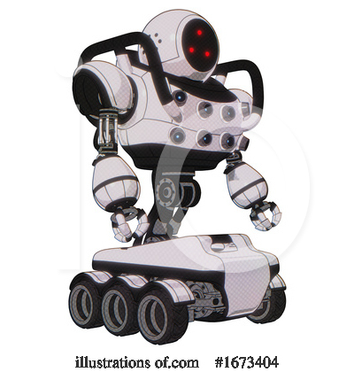 Royalty-Free (RF) Robot Clipart Illustration by Leo Blanchette - Stock Sample #1673404