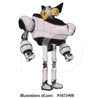Royalty-Free (RF) Robot Clipart Illustration by Leo Blanchette - Stock Sample #1673408