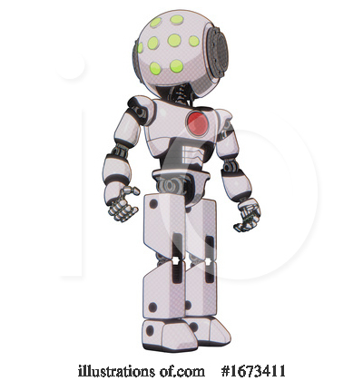 Royalty-Free (RF) Robot Clipart Illustration by Leo Blanchette - Stock Sample #1673411