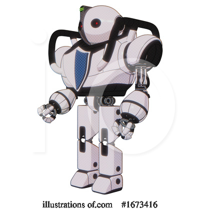 Royalty-Free (RF) Robot Clipart Illustration by Leo Blanchette - Stock Sample #1673416