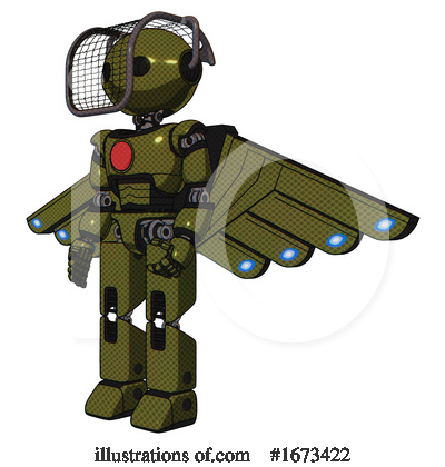 Royalty-Free (RF) Robot Clipart Illustration by Leo Blanchette - Stock Sample #1673422
