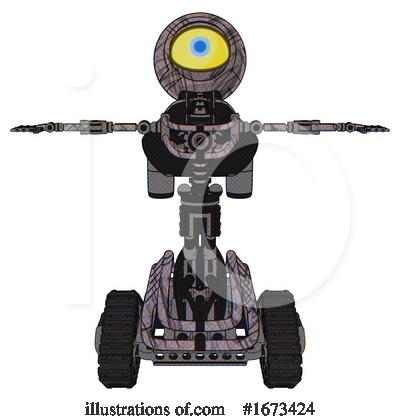 Royalty-Free (RF) Robot Clipart Illustration by Leo Blanchette - Stock Sample #1673424
