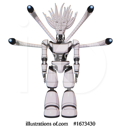 Royalty-Free (RF) Robot Clipart Illustration by Leo Blanchette - Stock Sample #1673430