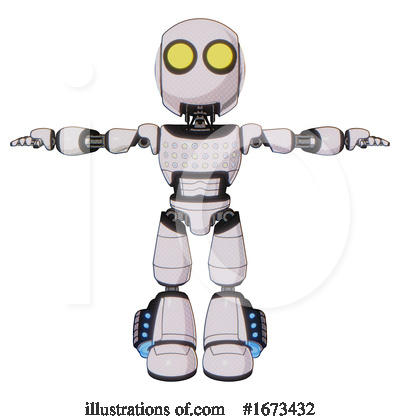 Royalty-Free (RF) Robot Clipart Illustration by Leo Blanchette - Stock Sample #1673432