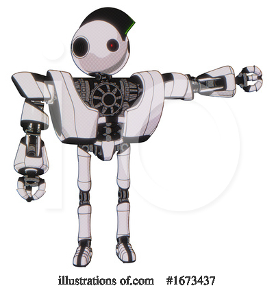 Royalty-Free (RF) Robot Clipart Illustration by Leo Blanchette - Stock Sample #1673437