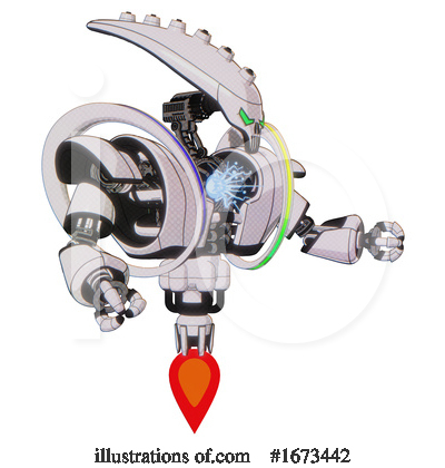 Royalty-Free (RF) Robot Clipart Illustration by Leo Blanchette - Stock Sample #1673442
