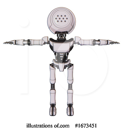 Royalty-Free (RF) Robot Clipart Illustration by Leo Blanchette - Stock Sample #1673451
