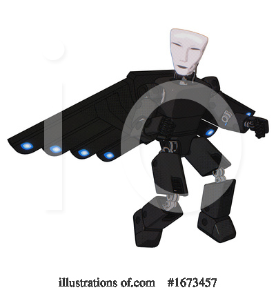 Royalty-Free (RF) Robot Clipart Illustration by Leo Blanchette - Stock Sample #1673457