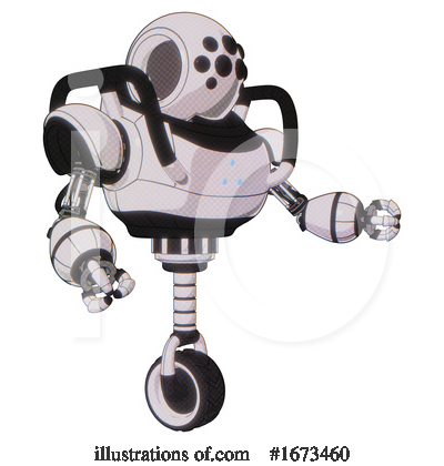 Royalty-Free (RF) Robot Clipart Illustration by Leo Blanchette - Stock Sample #1673460