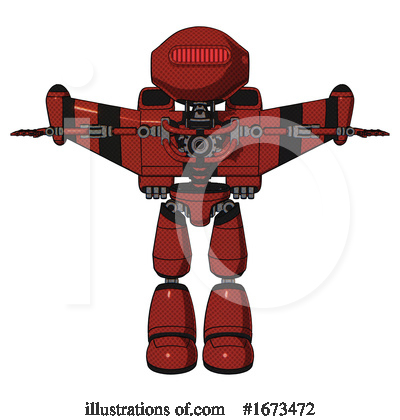 Royalty-Free (RF) Robot Clipart Illustration by Leo Blanchette - Stock Sample #1673472