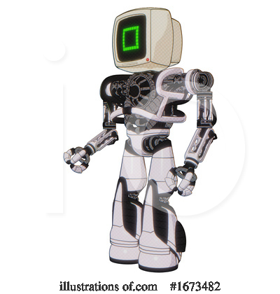 Royalty-Free (RF) Robot Clipart Illustration by Leo Blanchette - Stock Sample #1673482