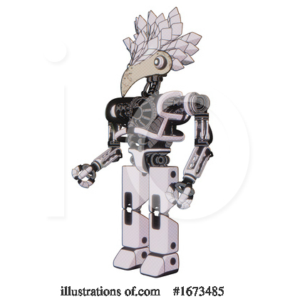 Royalty-Free (RF) Robot Clipart Illustration by Leo Blanchette - Stock Sample #1673485