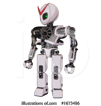 Royalty-Free (RF) Robot Clipart Illustration by Leo Blanchette - Stock Sample #1673486