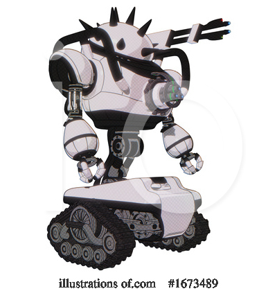 Royalty-Free (RF) Robot Clipart Illustration by Leo Blanchette - Stock Sample #1673489