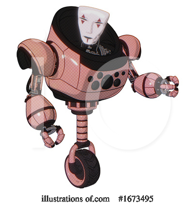 Royalty-Free (RF) Robot Clipart Illustration by Leo Blanchette - Stock Sample #1673495