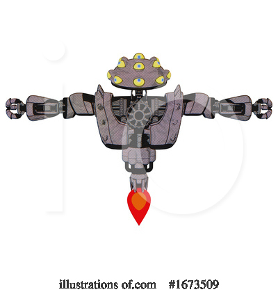 Royalty-Free (RF) Robot Clipart Illustration by Leo Blanchette - Stock Sample #1673509