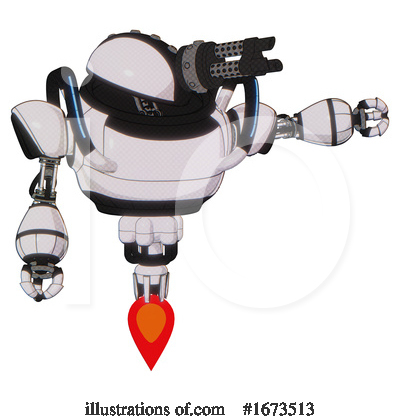 Royalty-Free (RF) Robot Clipart Illustration by Leo Blanchette - Stock Sample #1673513