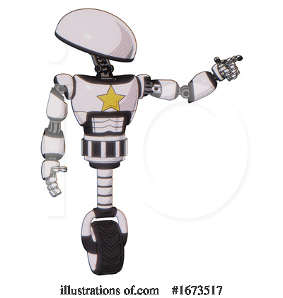 Royalty-Free (RF) Robot Clipart Illustration by Leo Blanchette - Stock Sample #1673517