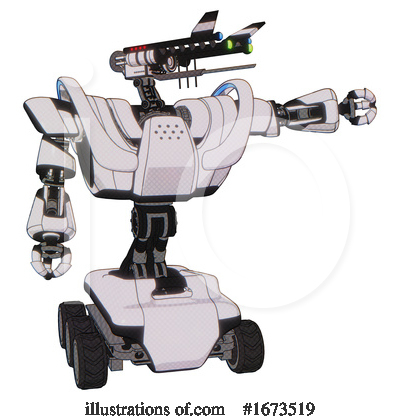 Royalty-Free (RF) Robot Clipart Illustration by Leo Blanchette - Stock Sample #1673519