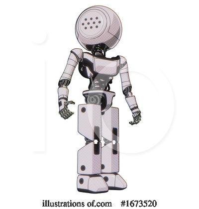 Royalty-Free (RF) Robot Clipart Illustration by Leo Blanchette - Stock Sample #1673520