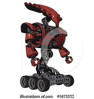 Royalty-Free (RF) Robot Clipart Illustration by Leo Blanchette - Stock Sample #1673522