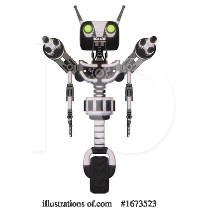 Royalty-Free (RF) Robot Clipart Illustration by Leo Blanchette - Stock Sample #1673523