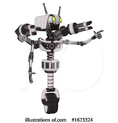 Royalty-Free (RF) Robot Clipart Illustration by Leo Blanchette - Stock Sample #1673524