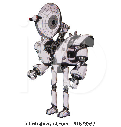 Royalty-Free (RF) Robot Clipart Illustration by Leo Blanchette - Stock Sample #1673537