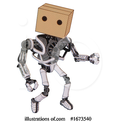 Royalty-Free (RF) Robot Clipart Illustration by Leo Blanchette - Stock Sample #1673540