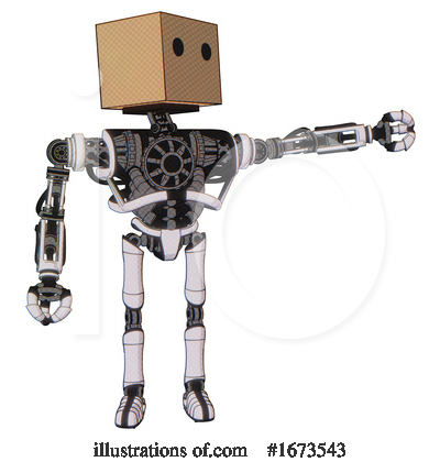 Royalty-Free (RF) Robot Clipart Illustration by Leo Blanchette - Stock Sample #1673543