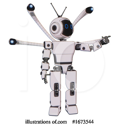 Royalty-Free (RF) Robot Clipart Illustration by Leo Blanchette - Stock Sample #1673544