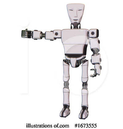 Royalty-Free (RF) Robot Clipart Illustration by Leo Blanchette - Stock Sample #1673555