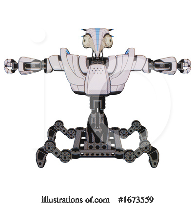 Royalty-Free (RF) Robot Clipart Illustration by Leo Blanchette - Stock Sample #1673559