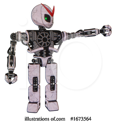 Royalty-Free (RF) Robot Clipart Illustration by Leo Blanchette - Stock Sample #1673564