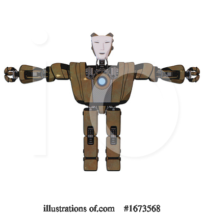 Royalty-Free (RF) Robot Clipart Illustration by Leo Blanchette - Stock Sample #1673568