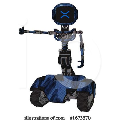 Royalty-Free (RF) Robot Clipart Illustration by Leo Blanchette - Stock Sample #1673570