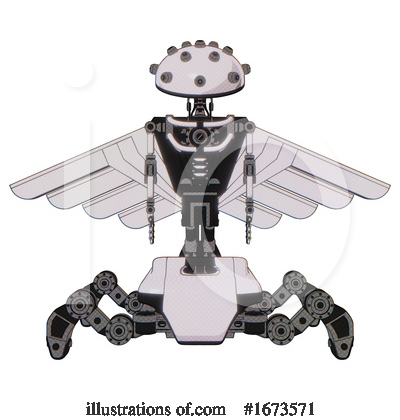 Royalty-Free (RF) Robot Clipart Illustration by Leo Blanchette - Stock Sample #1673571