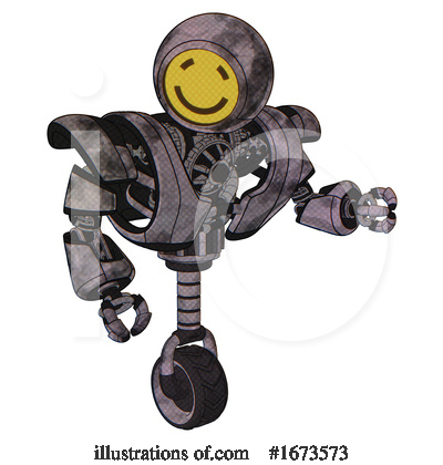 Royalty-Free (RF) Robot Clipart Illustration by Leo Blanchette - Stock Sample #1673573