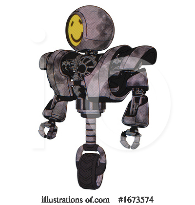 Royalty-Free (RF) Robot Clipart Illustration by Leo Blanchette - Stock Sample #1673574