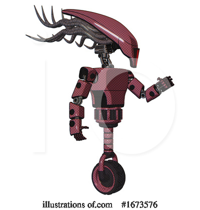 Royalty-Free (RF) Robot Clipart Illustration by Leo Blanchette - Stock Sample #1673576