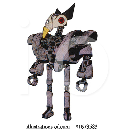 Royalty-Free (RF) Robot Clipart Illustration by Leo Blanchette - Stock Sample #1673583